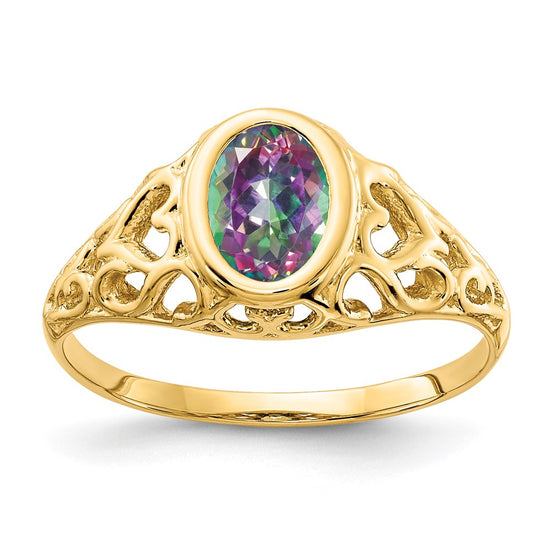 Oval Gemstone Rings