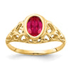 Oval Gemstone Rings