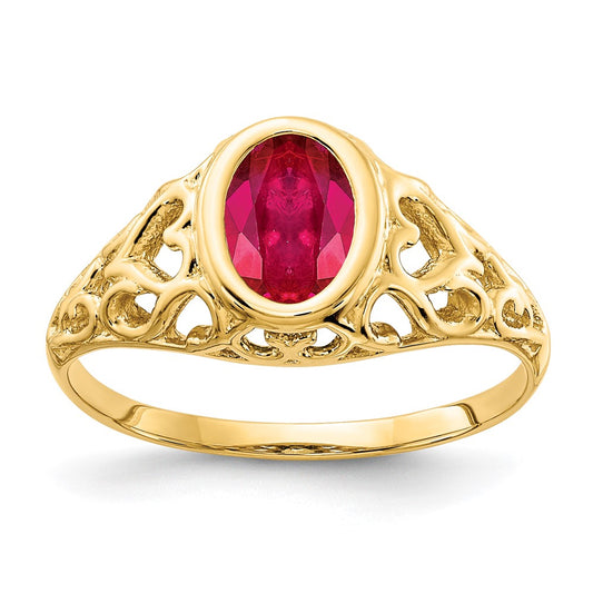 Oval Gemstone Rings