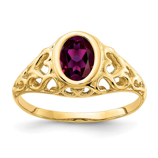 Oval Gemstone Rings