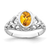 Oval Gemstone Rings
