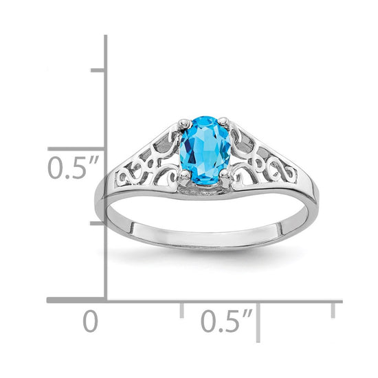 6x4mm Oval Gemstone Rings