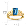 Emerald-Cut Gemstone Rings