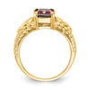 Emerald-Cut Gemstone Rings