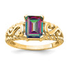 Emerald-Cut Gemstone Rings