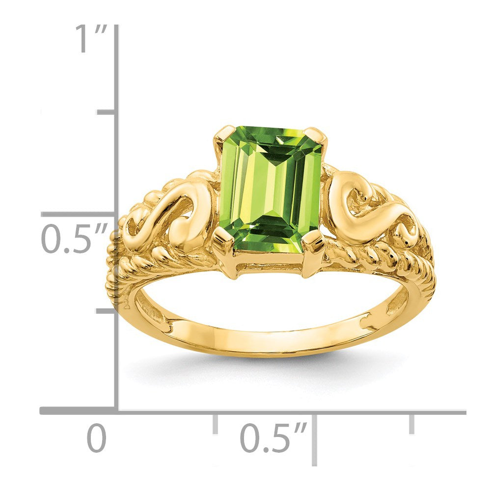 Emerald-Cut Gemstone Rings
