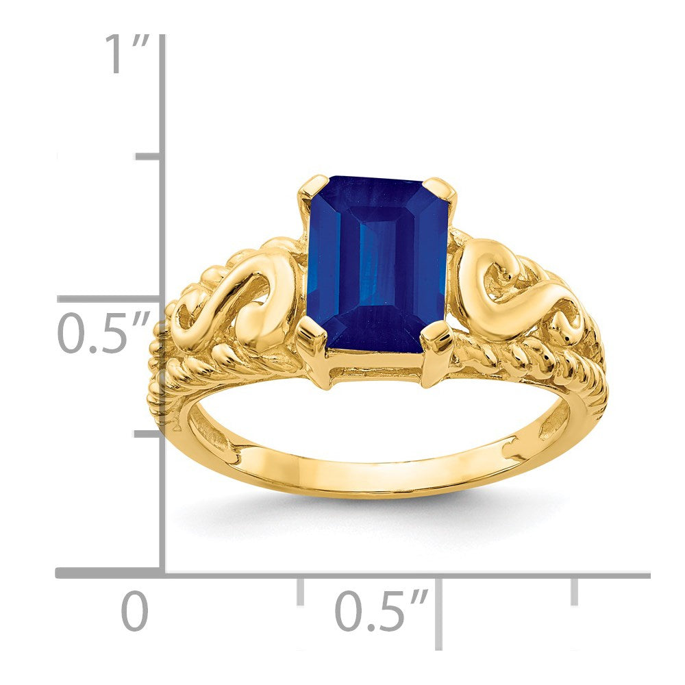 Emerald-Cut Gemstone Rings