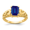 Emerald-Cut Gemstone Rings