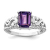 Emerald Cut Gemstone Rings