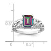Emerald Cut Gemstone Rings