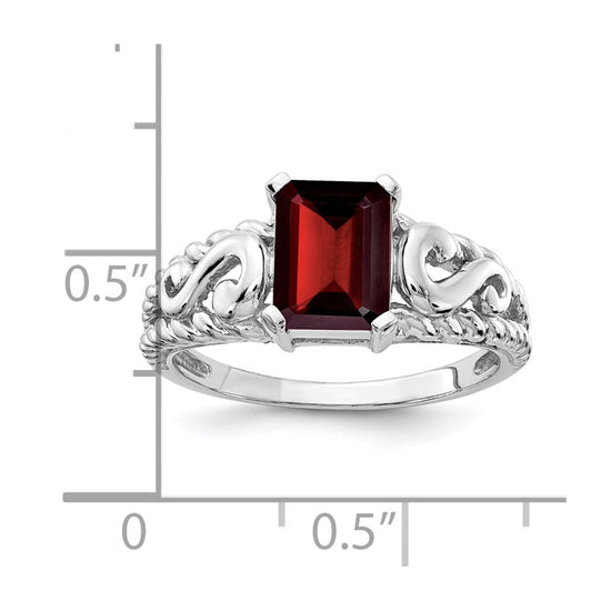 Emerald Cut Gemstone Rings