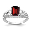 Emerald Cut Gemstone Rings