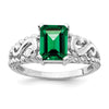 Emerald Cut Gemstone Rings