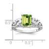Emerald Cut Gemstone Rings