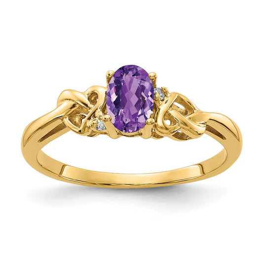 Oval Gemstone & Diamond Rings