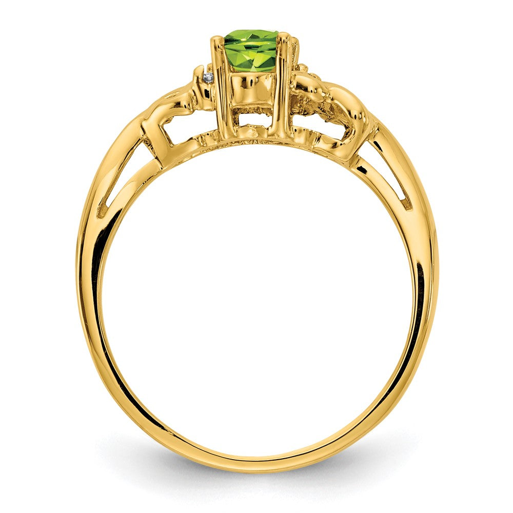 Oval Gemstone & Diamond Rings