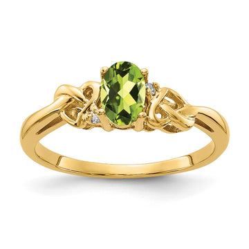 Oval Gemstone & Diamond Rings