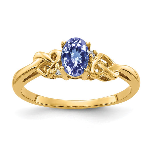 Oval Gemstone & Diamond Rings