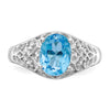 Oval Gemstone Rings