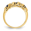14k 2.75mm Gemstone & Diamond rings