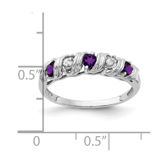 Gemstone & Diamond Rings — Purple Amethyst