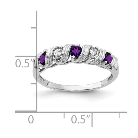 Gemstone & Diamond Rings — Purple Amethyst