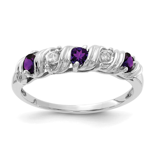 Gemstone & Diamond Rings — Purple Amethyst