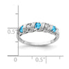 Gemstone & Diamond Rings — Blue Topaz (Swiss Blue)
