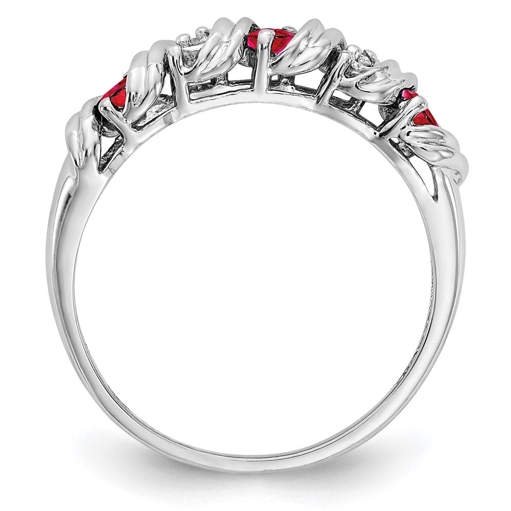 Gemstone & Diamond Rings — Red Ruby