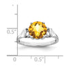 Round Gemstone Rings