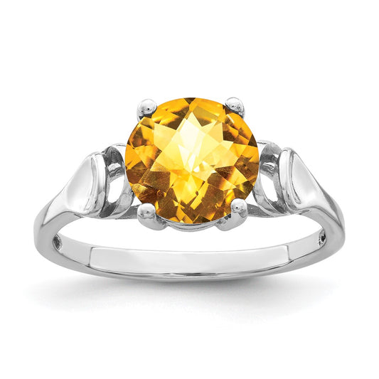 Round Gemstone Rings