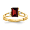 Emerald Cut Gemstone & Diamond Rings
