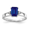 Emerald Cut Gemstone & Diamond Rings
