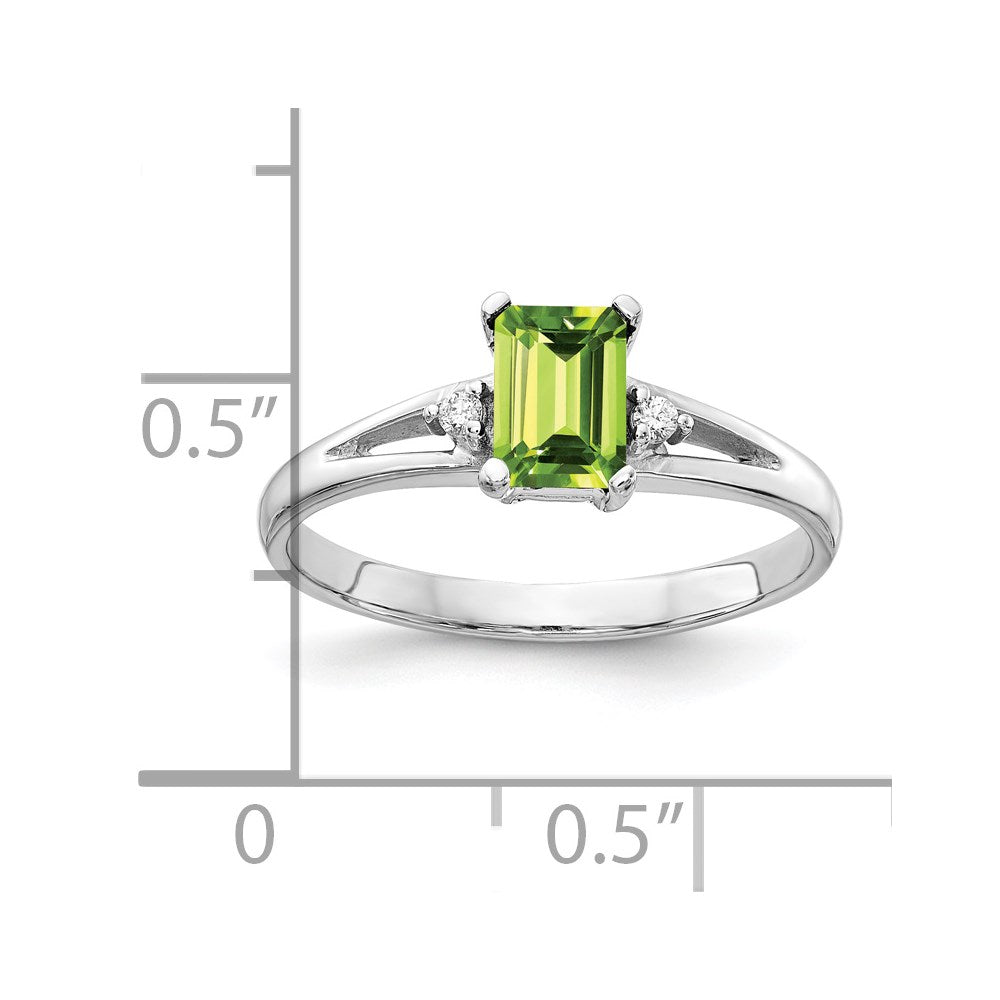 Emerald Cut Gemstone & Diamond Rings