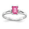Emerald Cut Gemstone & Diamond Rings