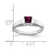 4mm Princess-cut Gemstone Rings