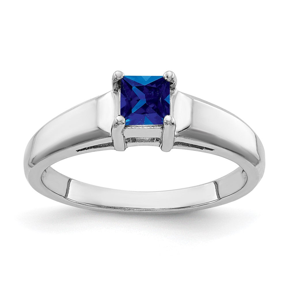4mm Princess-cut Gemstone Rings