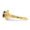 Sterling Silver Princess Cut Gemstone Rings