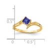Sterling Silver Princess Cut Gemstone Rings