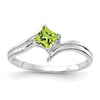 4mm Princess-cut Gemstone Rings