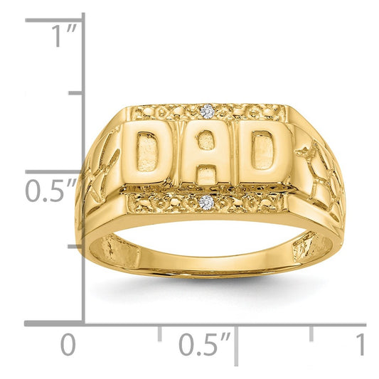 Men's Diamond 'DAD' Rings