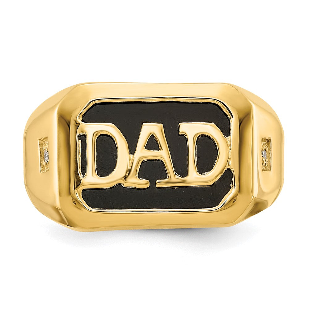 Men's Diamond 'DAD' Rings