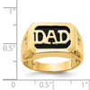 Men's Diamond 'DAD' Rings