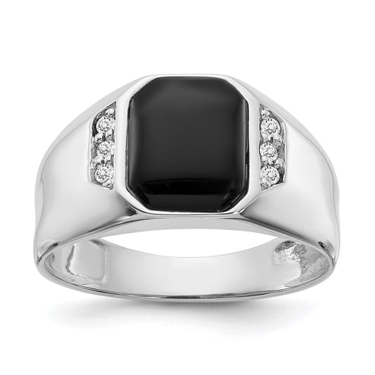 Men's Onyx & Diamond Rings