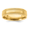 Comfort Fit Brush Satin Fancy Wedding Bands