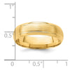 Comfort Fit Brush Satin Fancy Wedding Bands