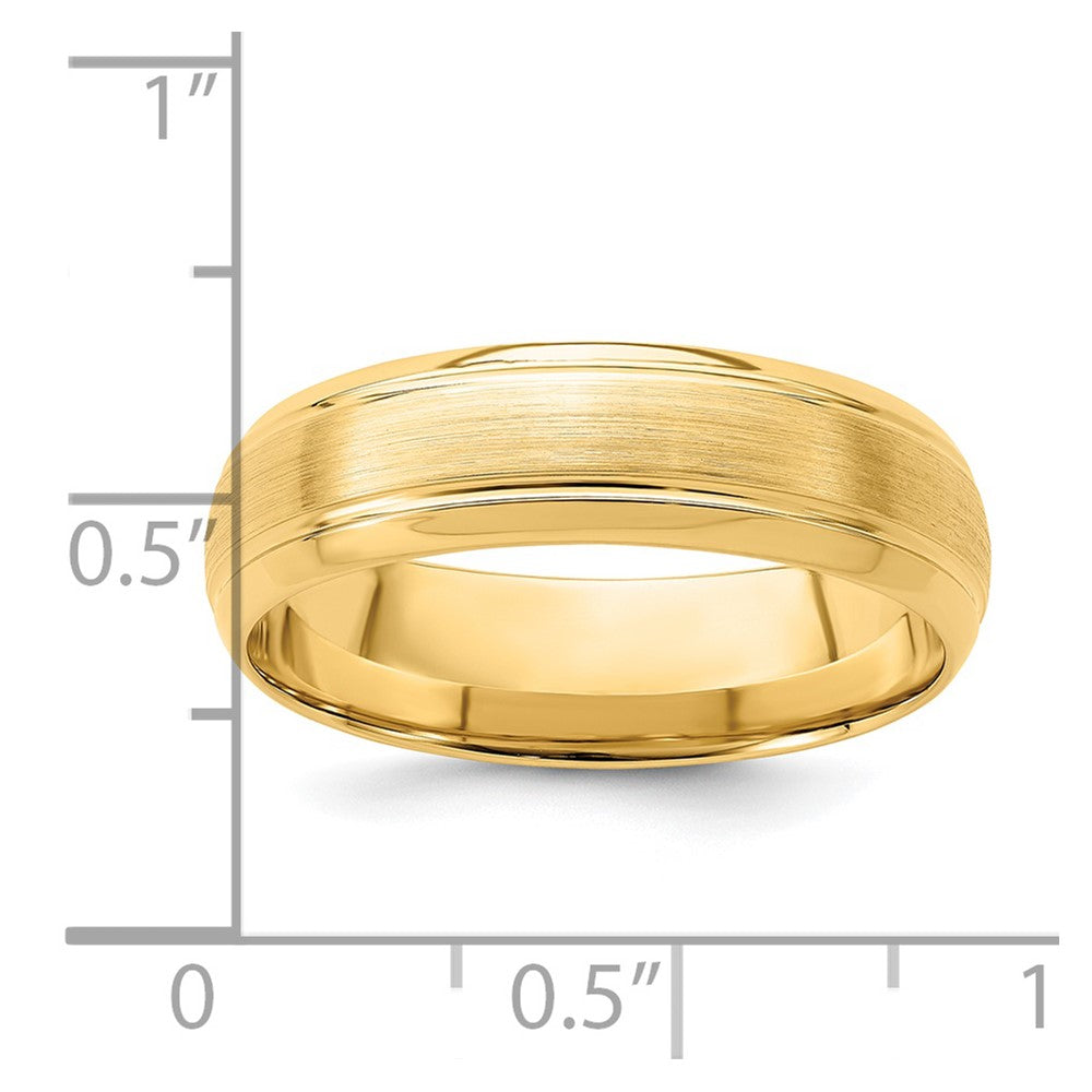 Comfort Fit Brush Satin Fancy Wedding Bands