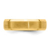 Comfort Fit Brush Satin Fancy Wedding Bands