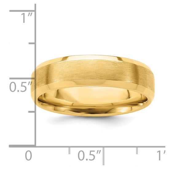 Comfort Fit Brush Satin Fancy Wedding Bands