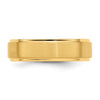 Comfort Fit Brush Satin Fancy Wedding Bands